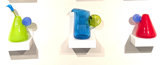 Contemporary New England Glass Exhibit Changeover