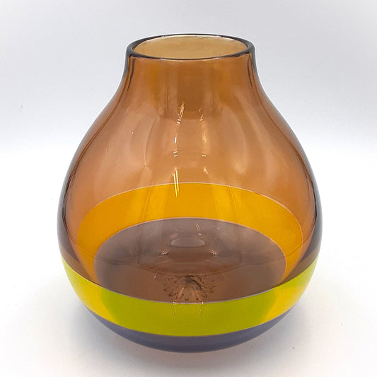Buoy Vase Amber/Yellow