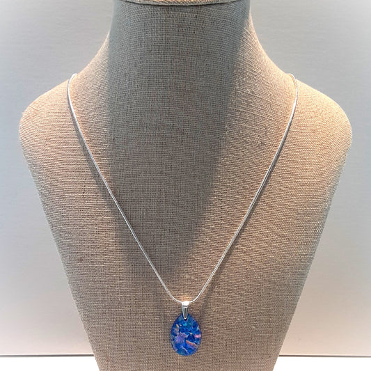 Drop Necklace Cobalt