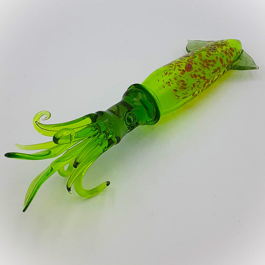Handblown Glass Squid by Jeremy Sinkus