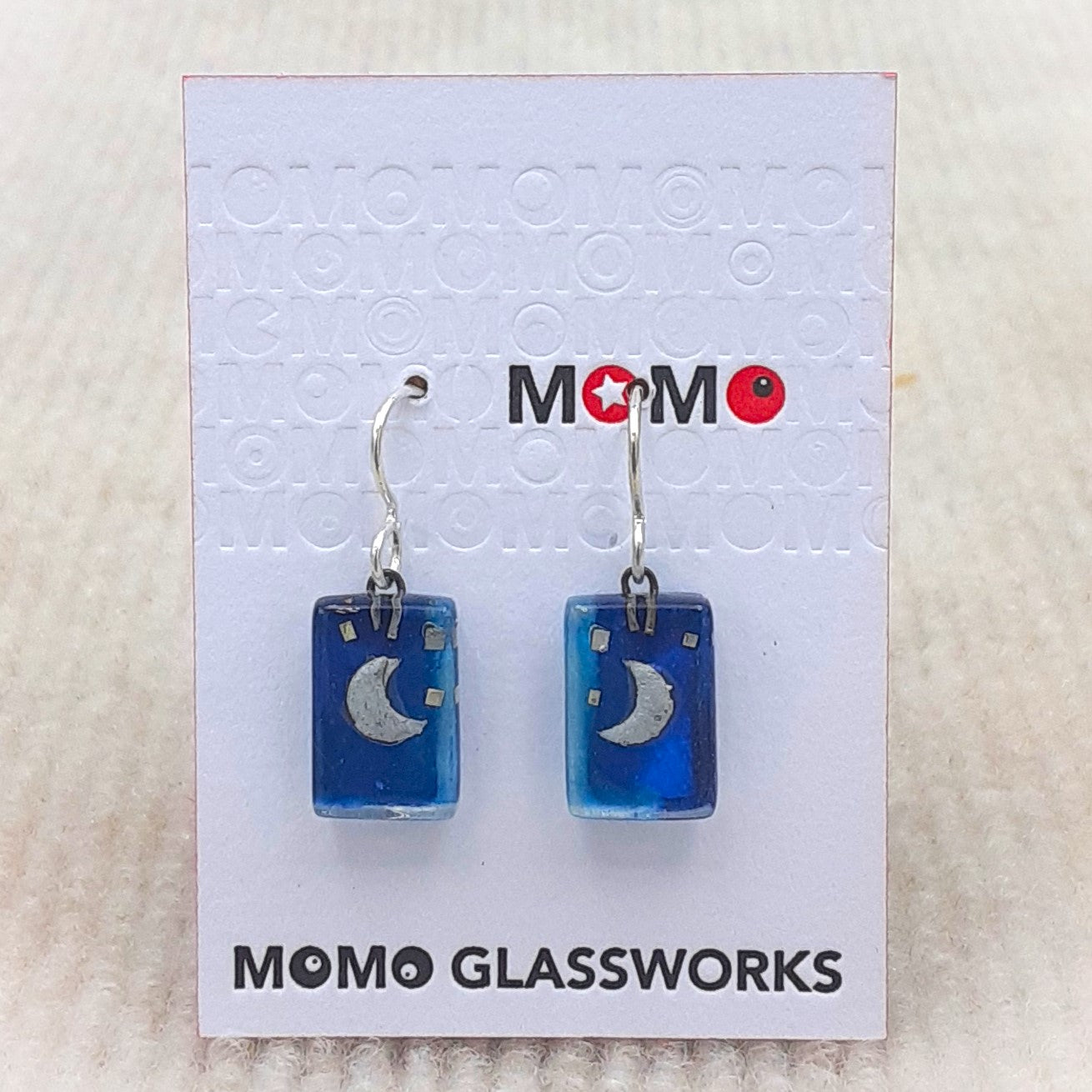MOMO Blue Moon Drop Earrings