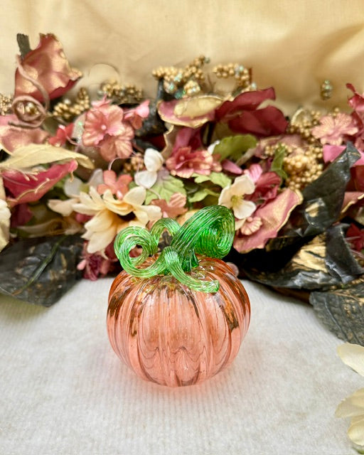 Serenade Glass Light Orange/Pink Pumpkin - Small