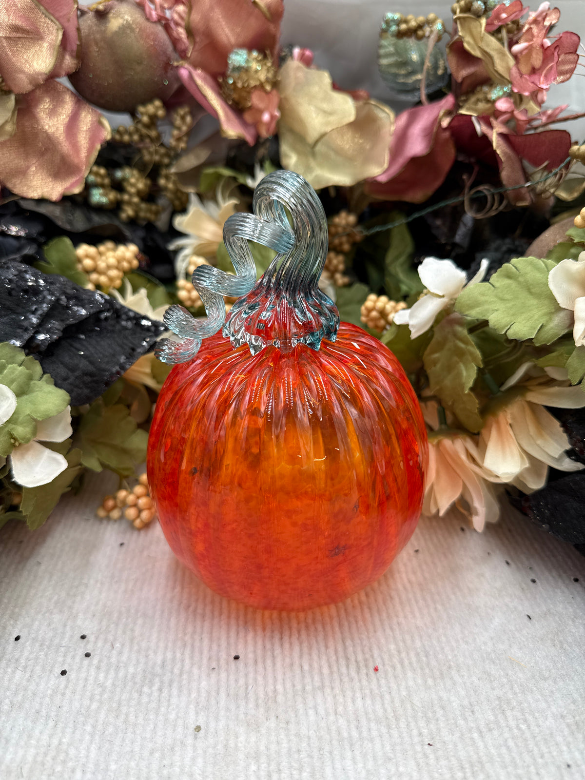 Belleau Bright Orange Pumpkin - Large
