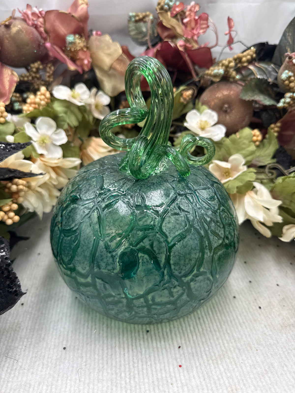 Belleau Emerald Green Crackle Pumpkin - XXL