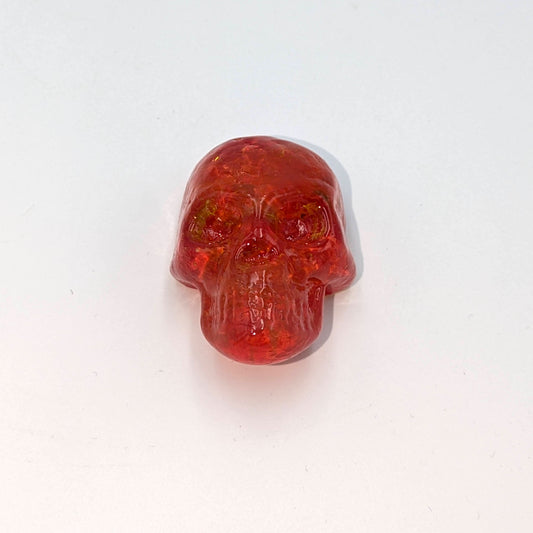 Handmade Glass Skull for Dia de Las Muertas