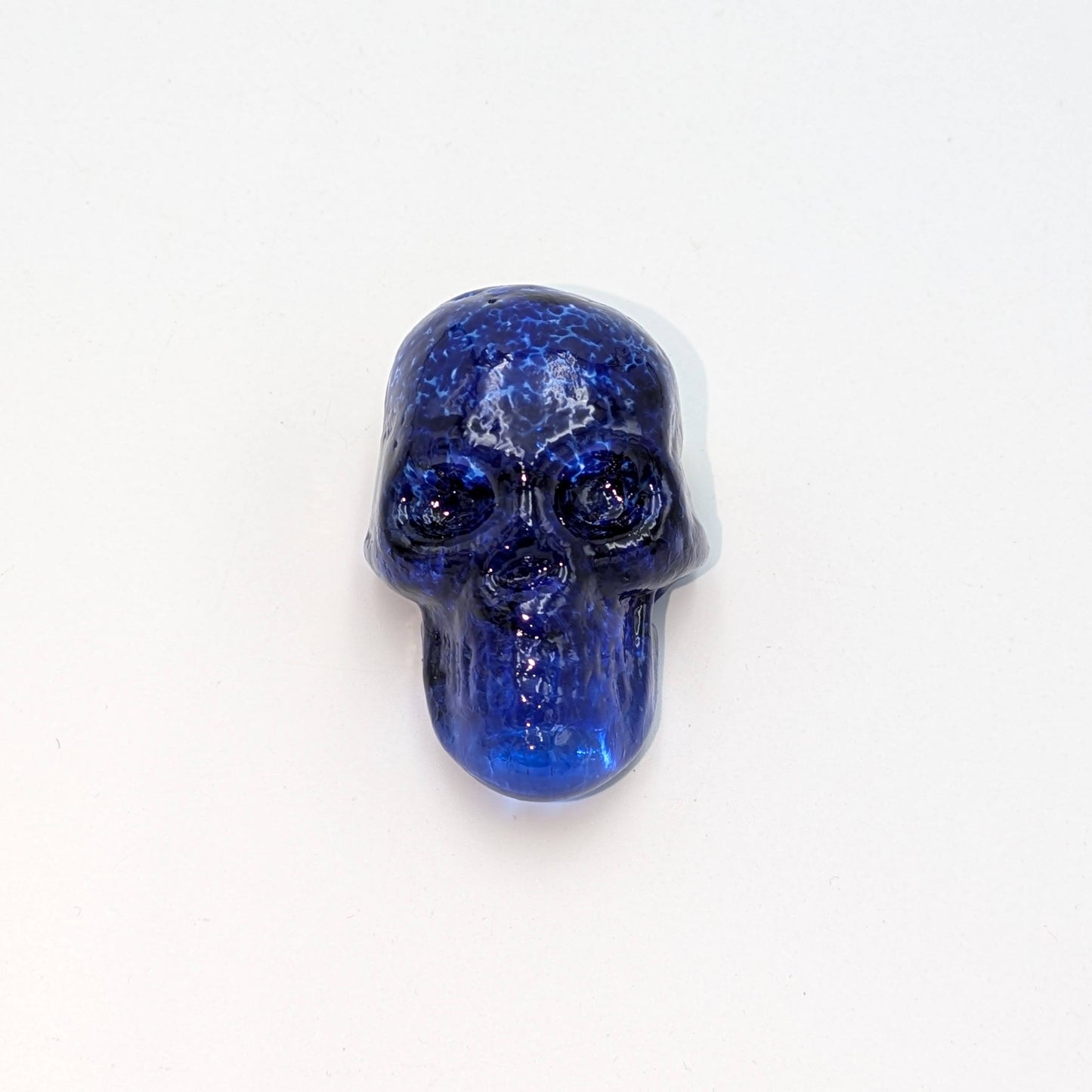 Handmade Glass Skull for Dia de Las Muertas