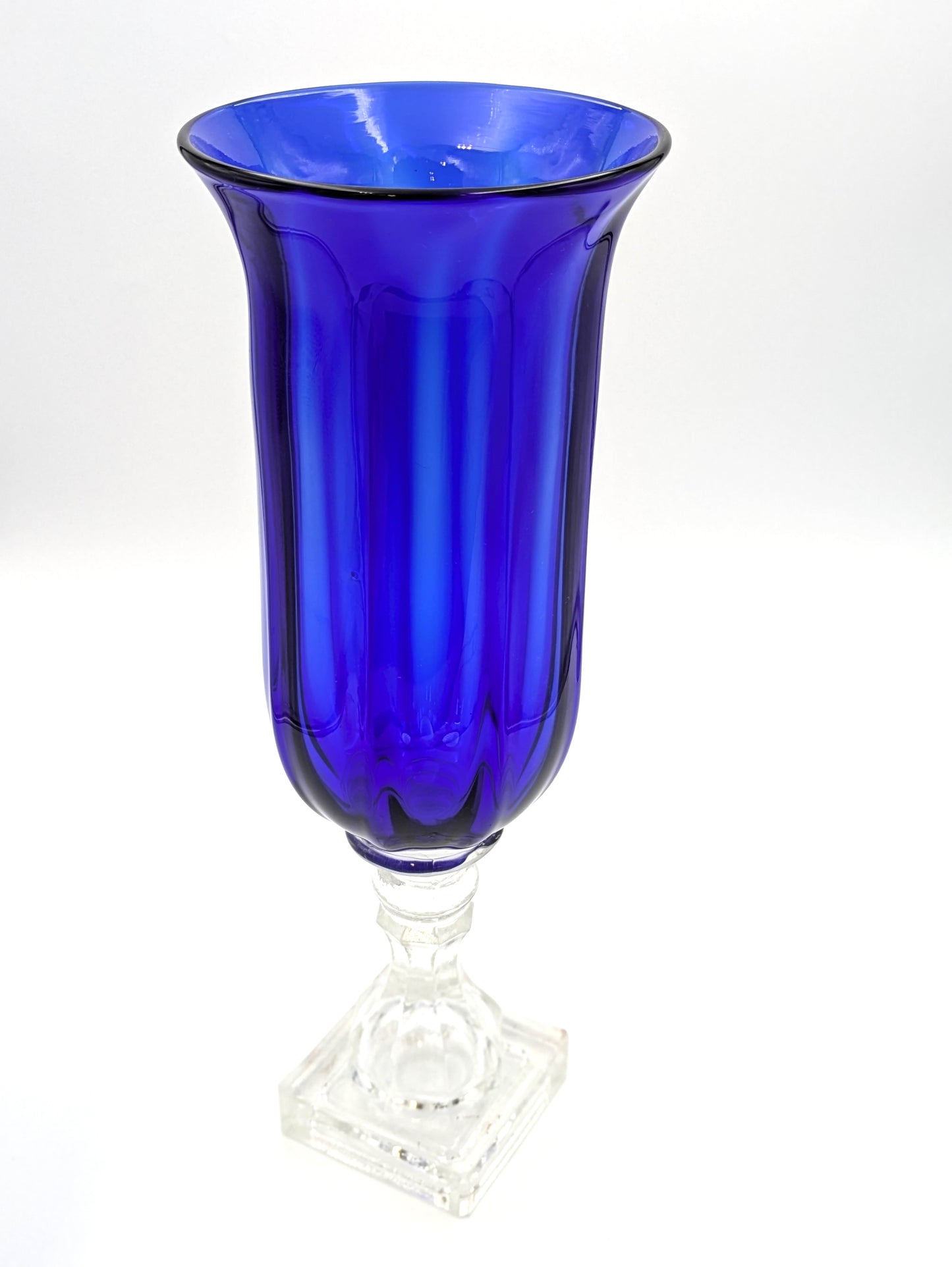 Victorian Glass Celery Vase Reproduction by McDermott