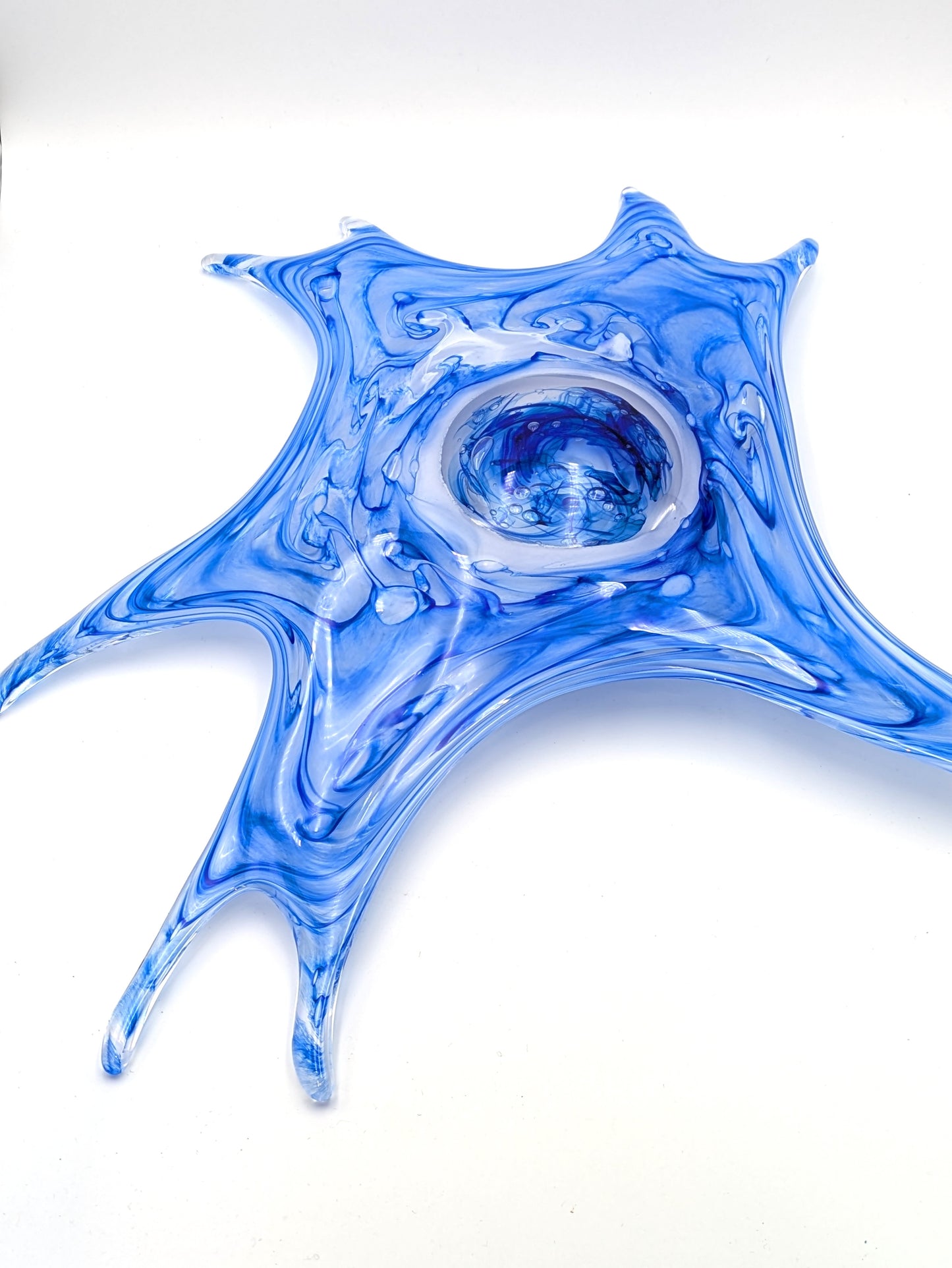 Glass Octopus Wall Hanging by Michael Magyar