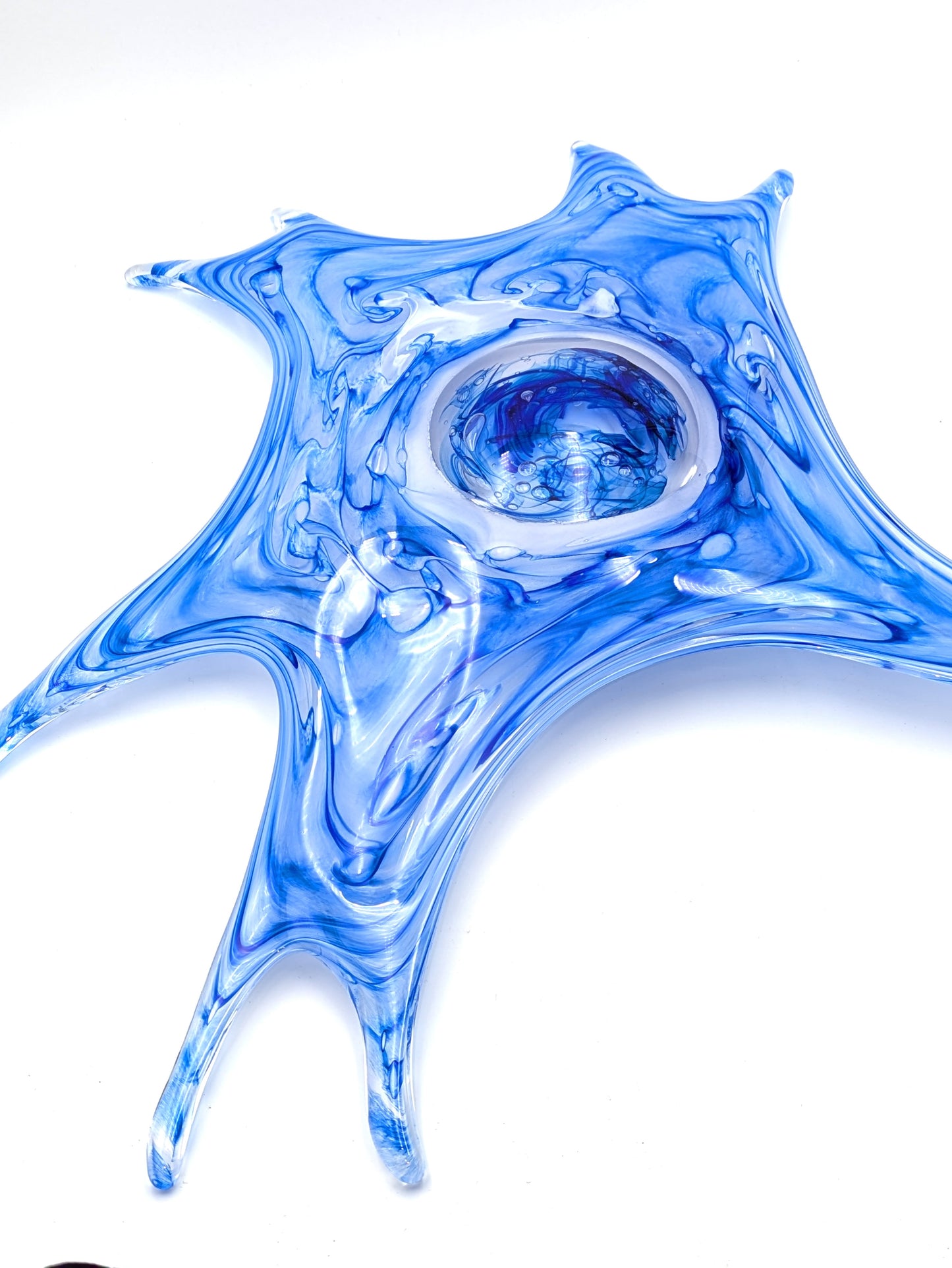 Glass Octopus Wall Hanging by Michael Magyar