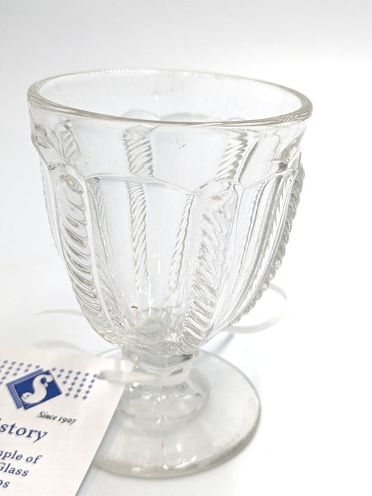 Cable Egg Cup by the Boston & Sandwich Glass Company 1860s