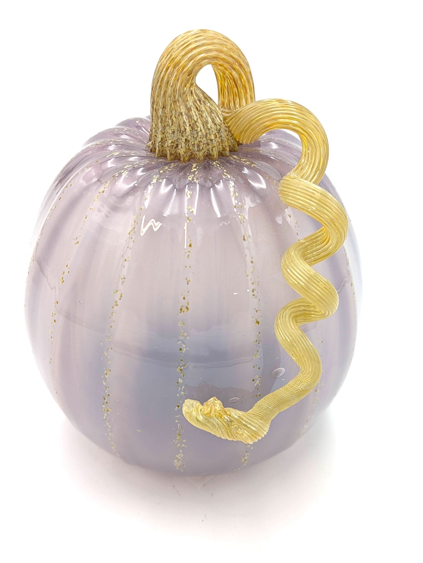 Handblown Glass Medium Pumpkin by Green Mountain