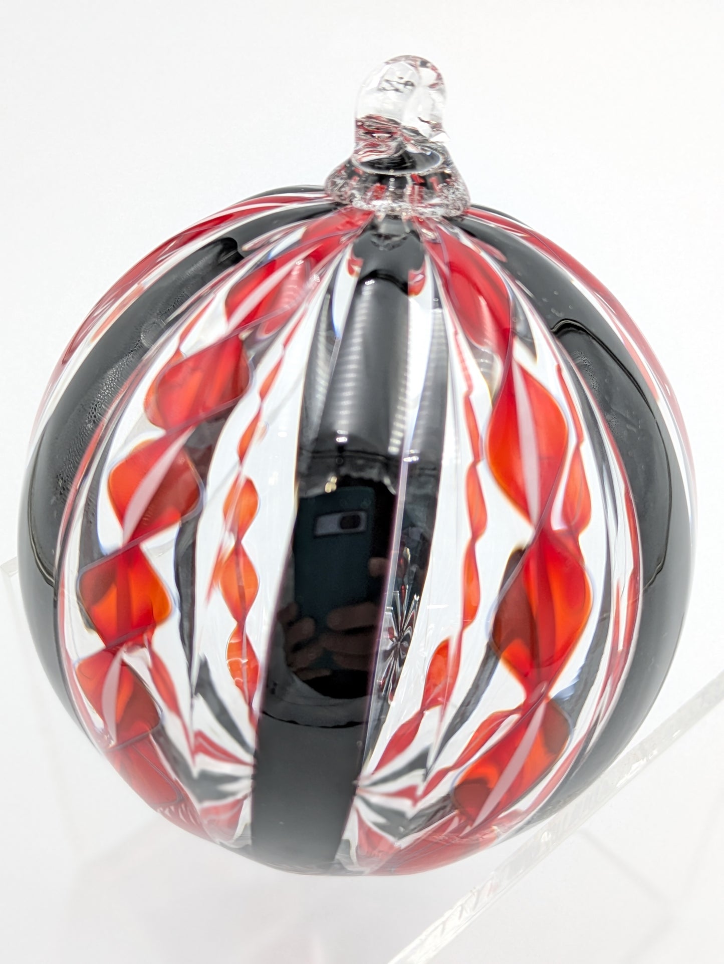 Handblown Glass Murano Cane Ornaments by Green Mountain