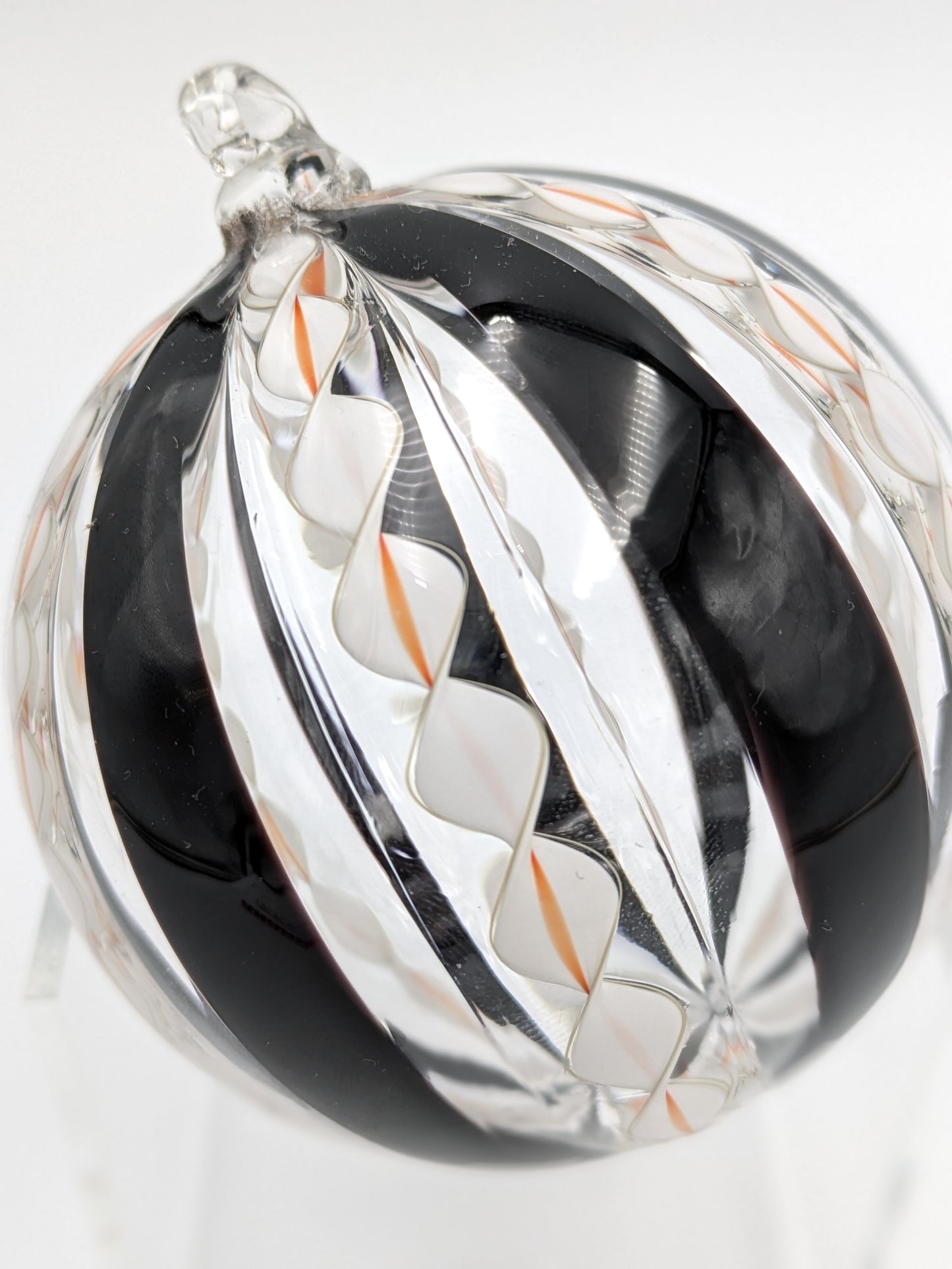 Handblown Glass Murano Cane Ornaments by Green Mountain
