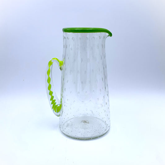 Lime Cane Pitcher