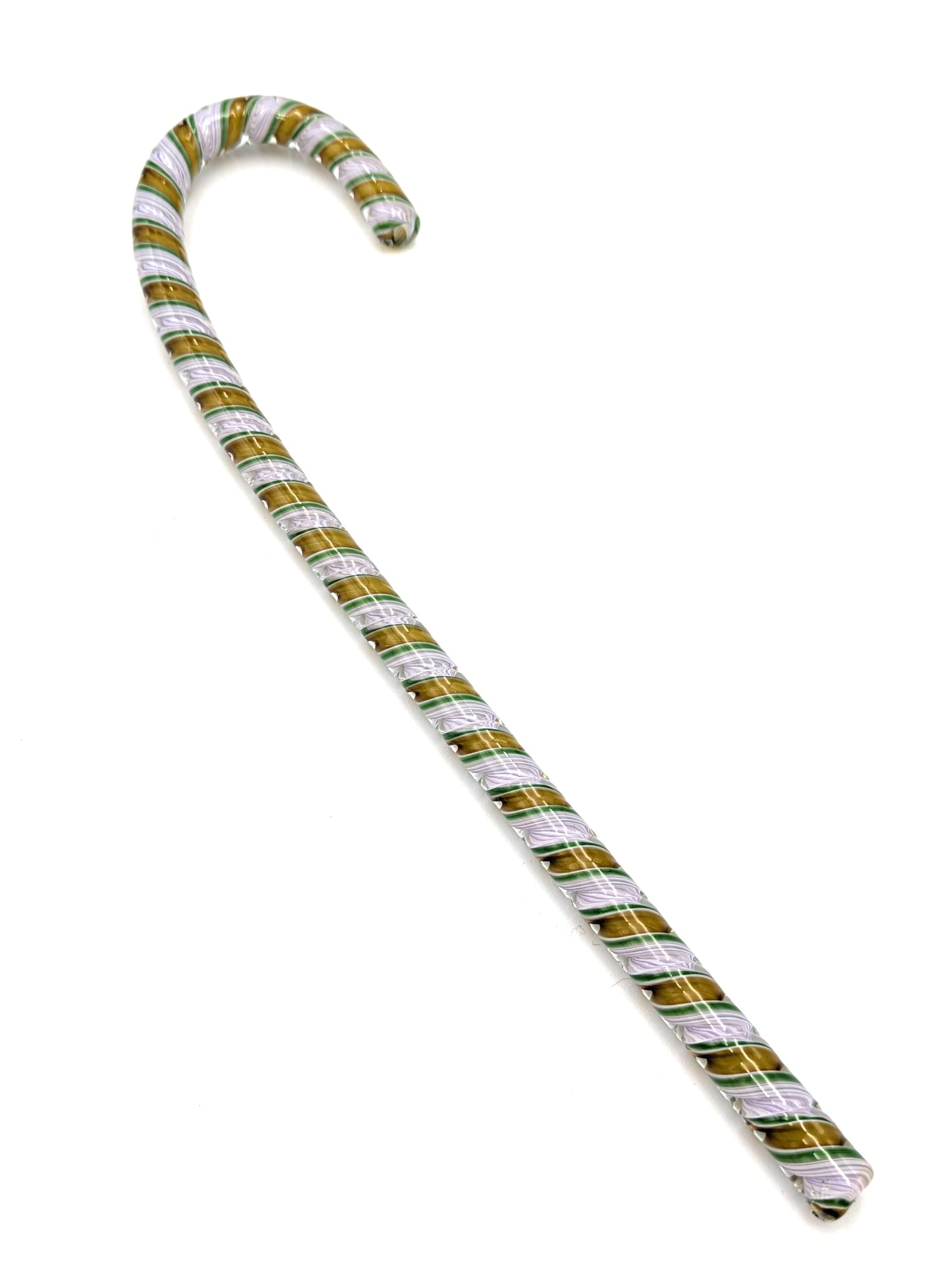 Handblown Glass Candy Cane by Hoogs & Crawford