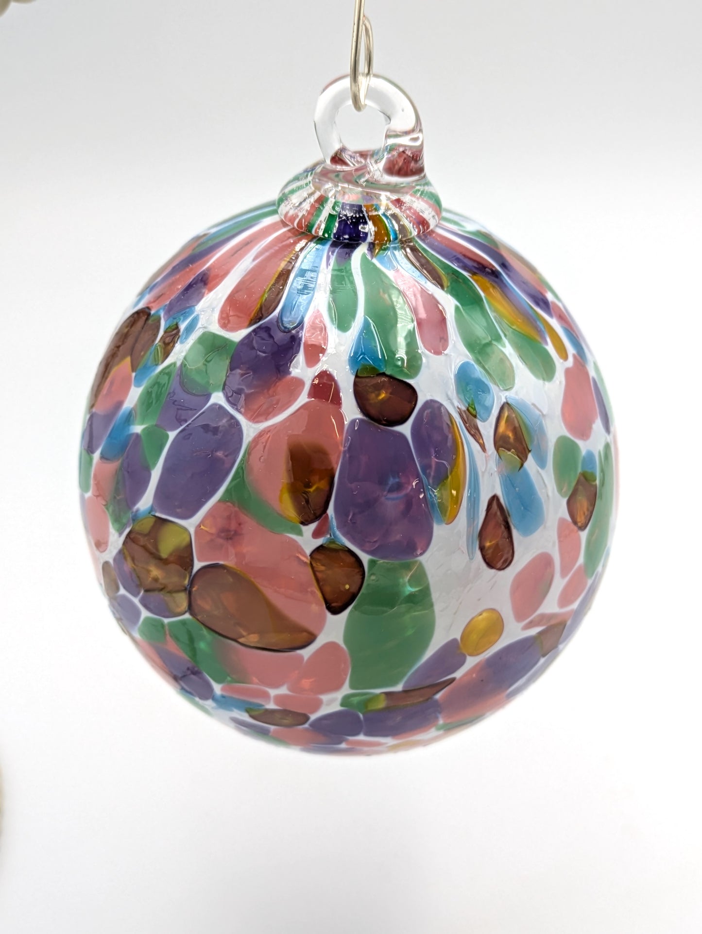 Handblown Glass Mosaic Ornament by Hoogs & Crawford