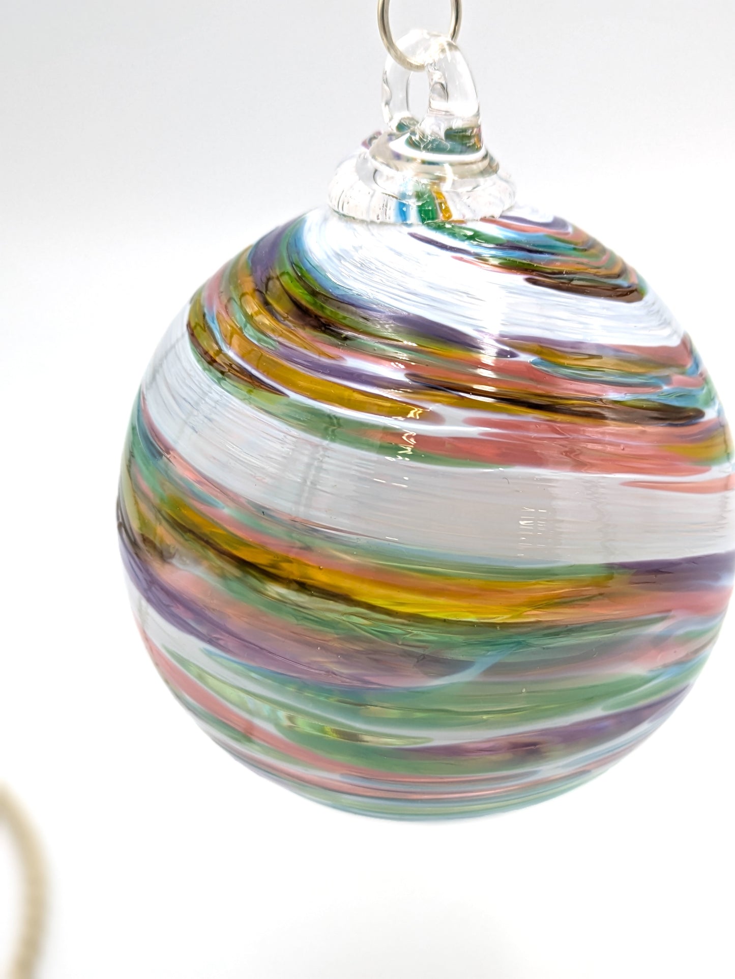 Handblown Glass Mosaic Ornament by Hoogs & Crawford