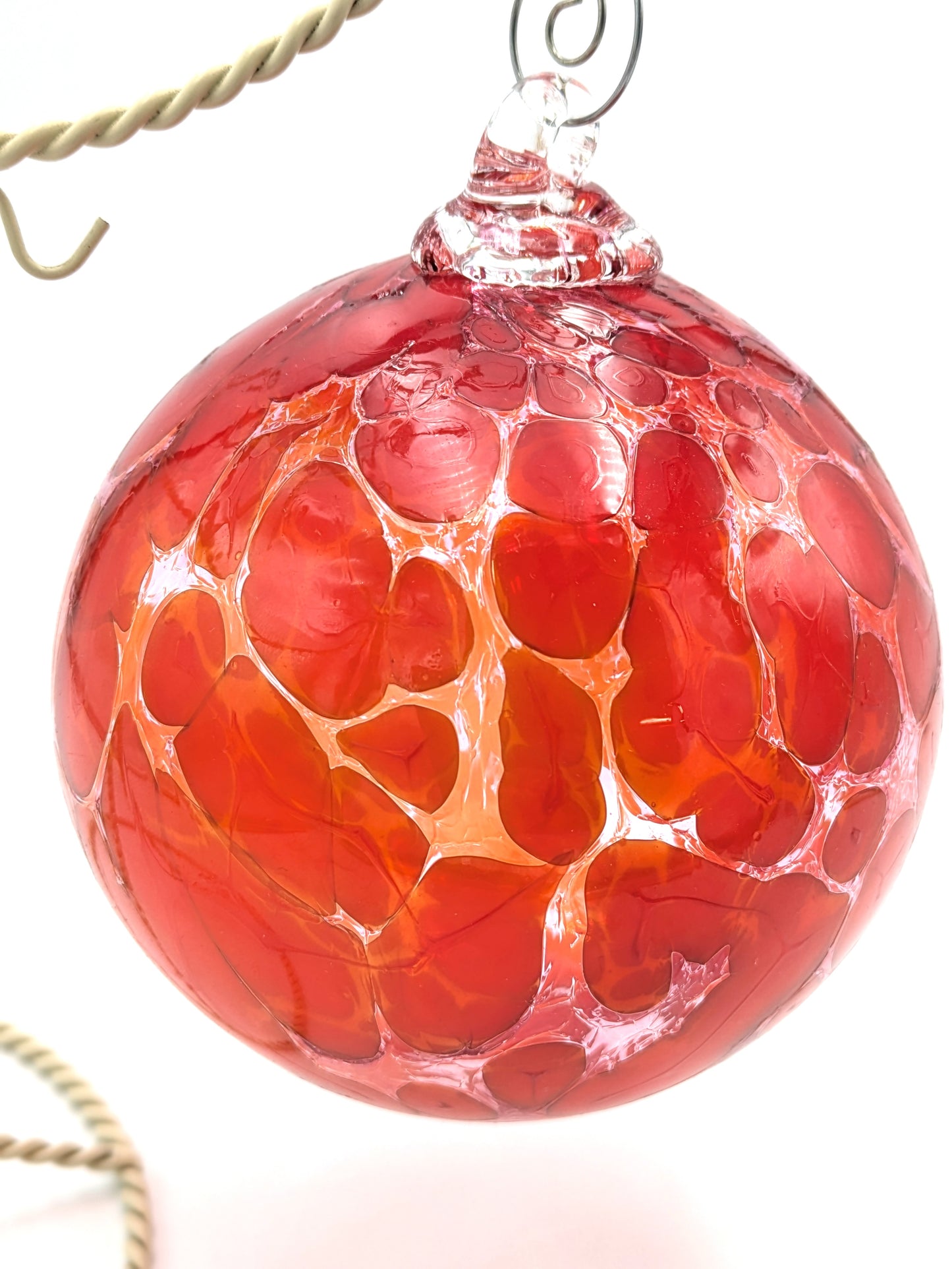 Handblown Glass Christmas Tree Ornament by Magyar