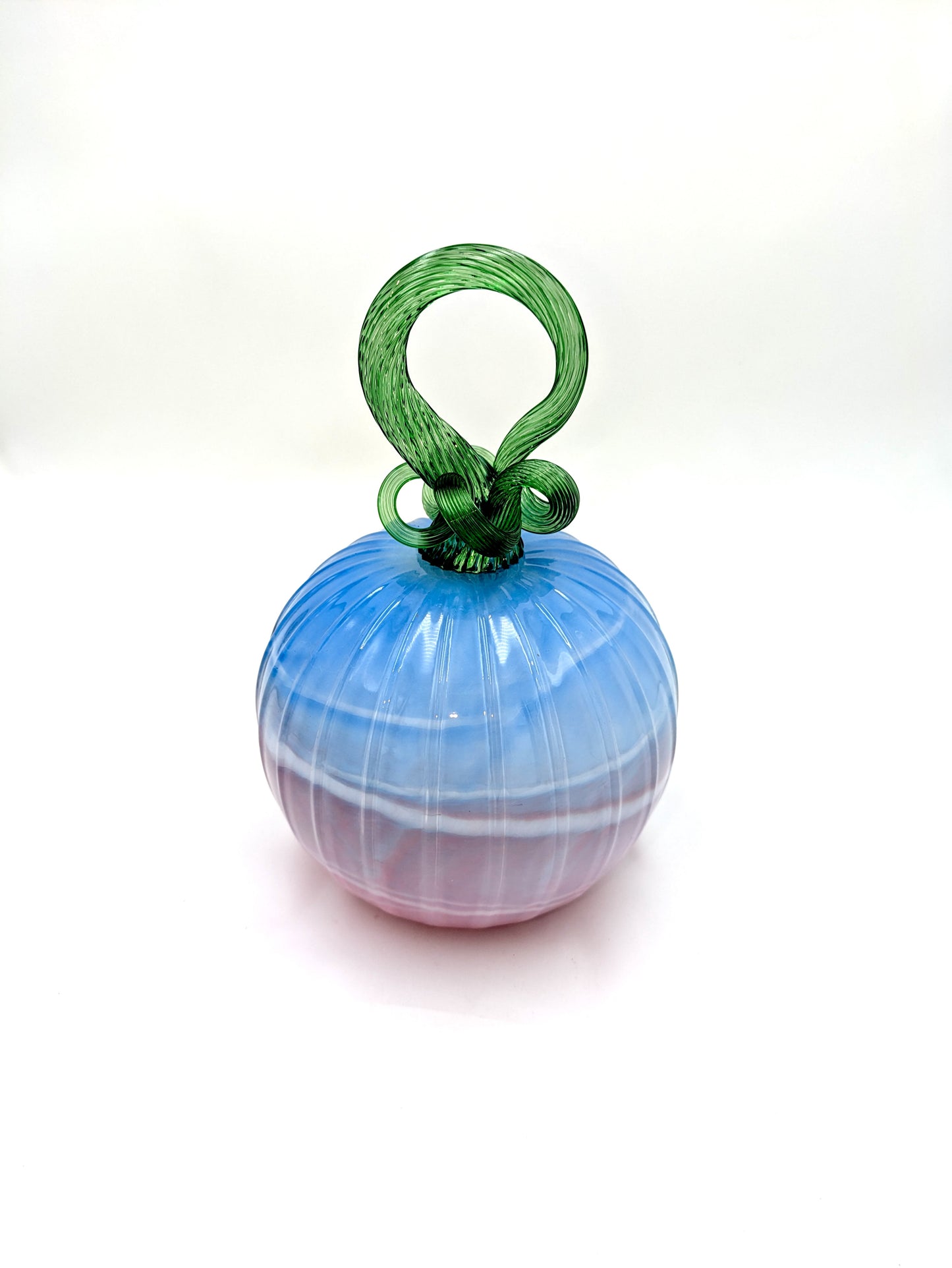 Handblown Glass Bog Pumpkin by McDermott