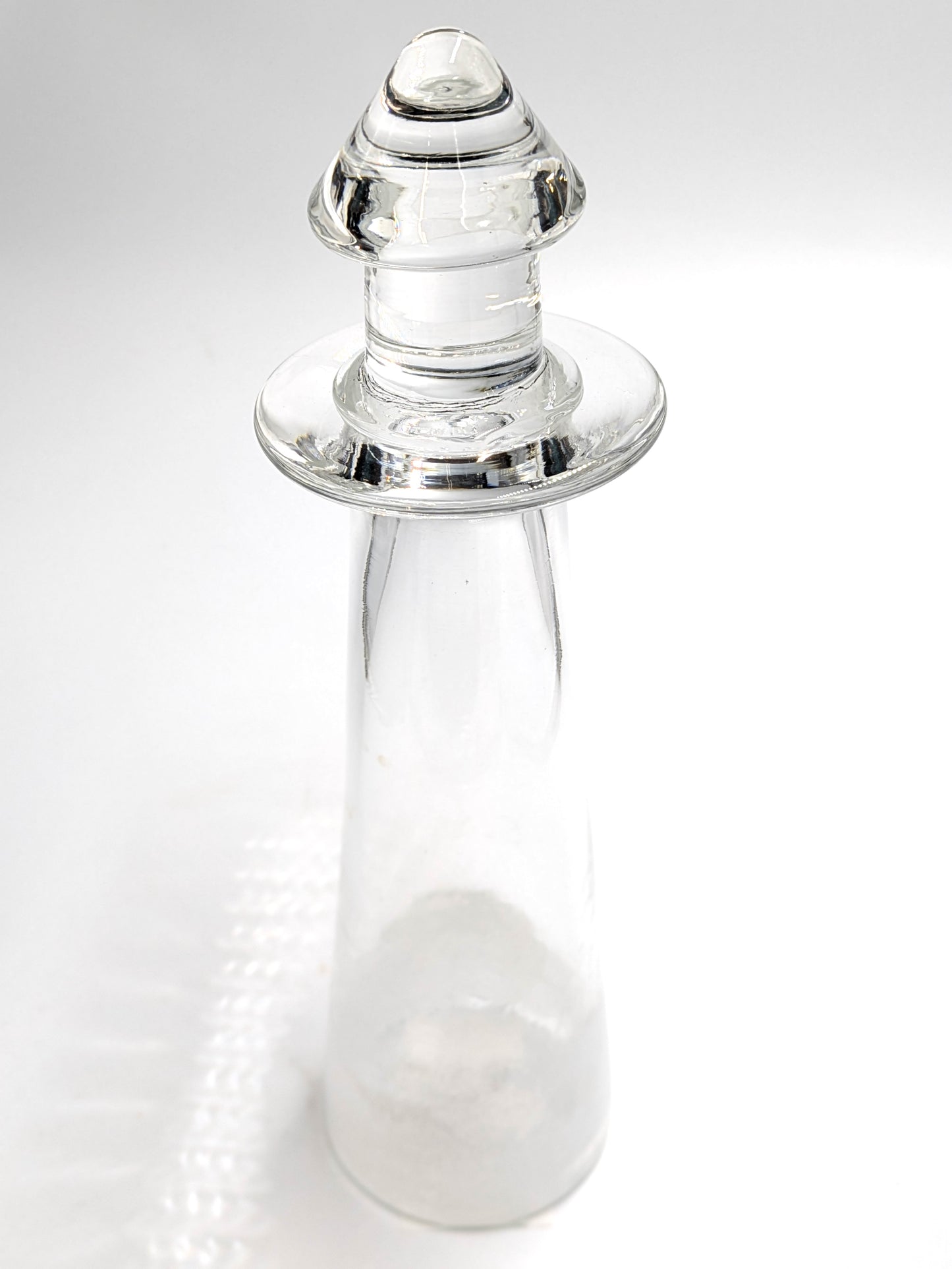 Handblown Glass Lighthouse Scupture