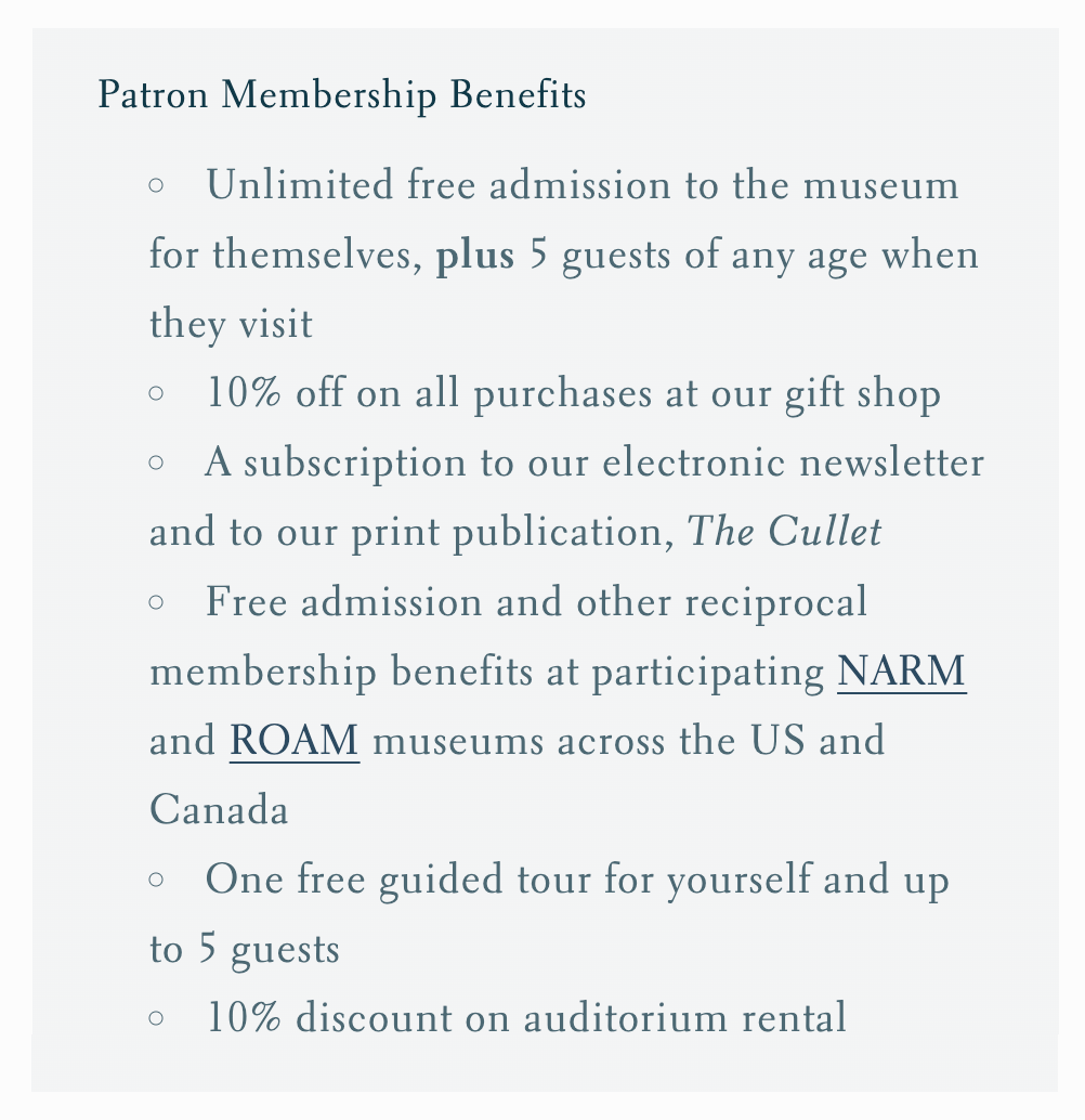 Membership & Cullet Magazine