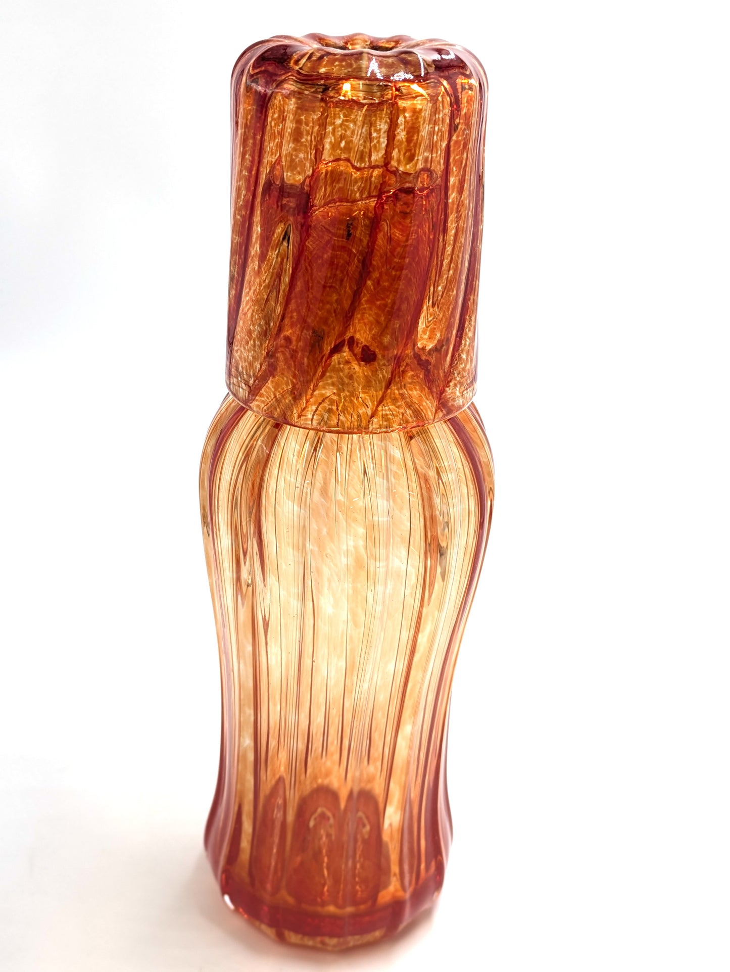 Handblown Glass Bedside Water Carafe