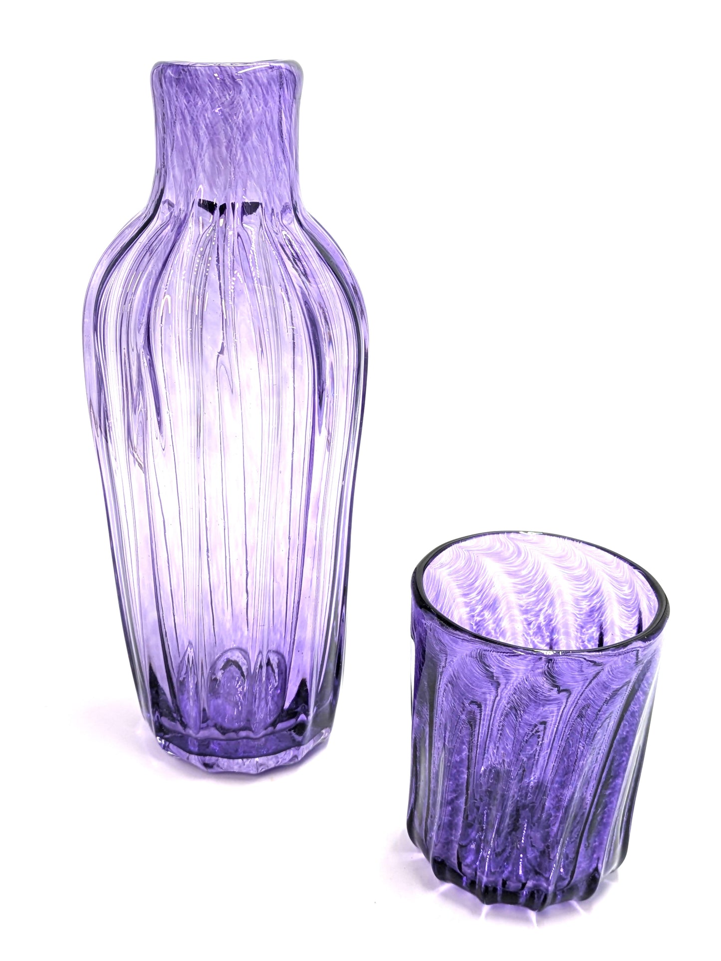 Handblown Glass Bedside Water Carafe