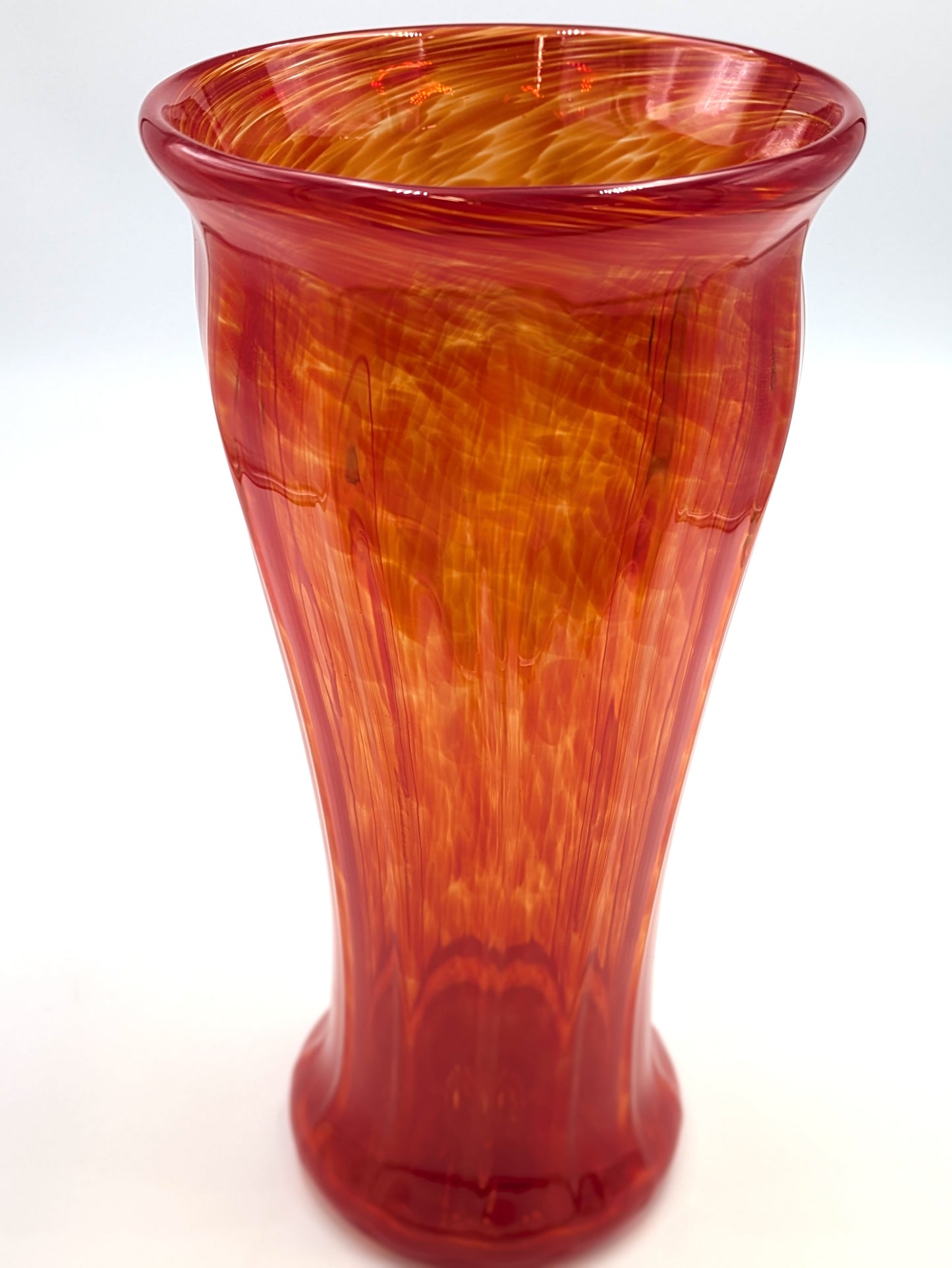 Handblown Glass Vase by Peter Waechter