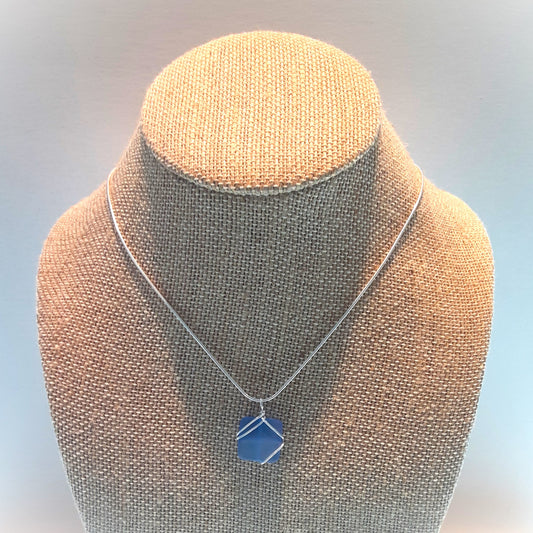 Wrapped Necklace Sapphire