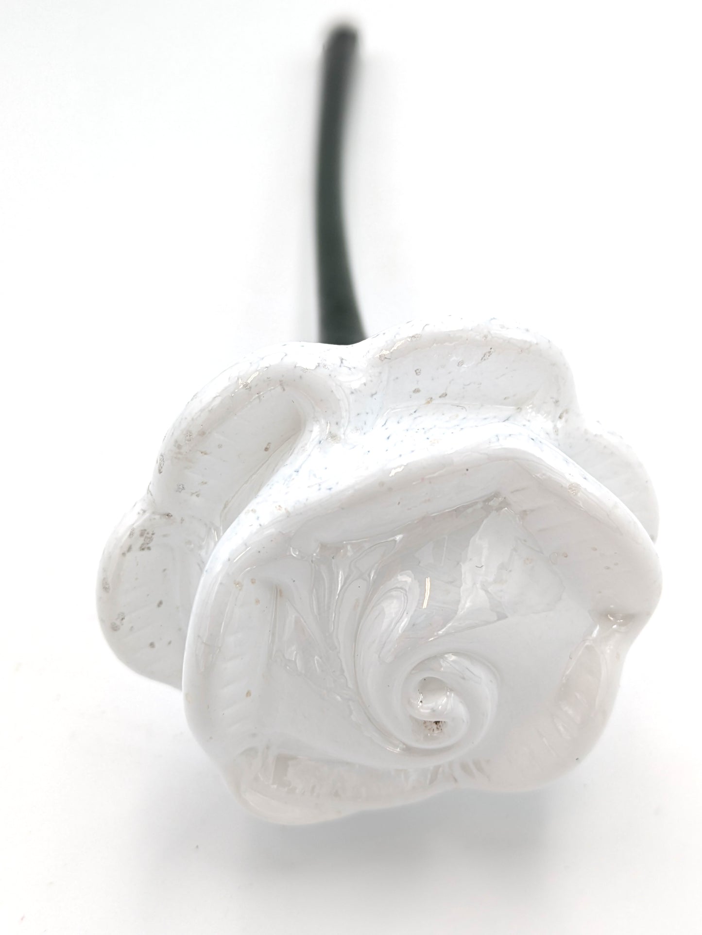Handblown Glass Rose by Peter Waechter