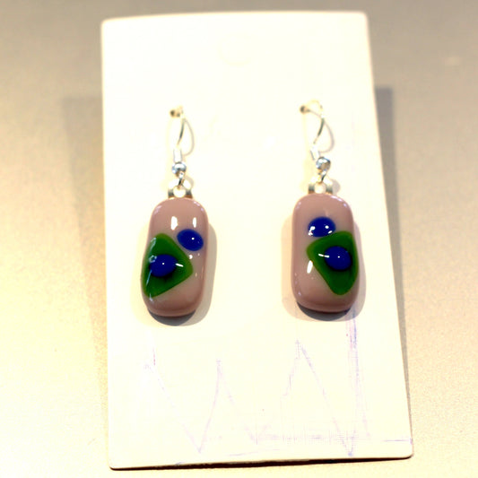 Zander Earring Lavender / Blue / Green