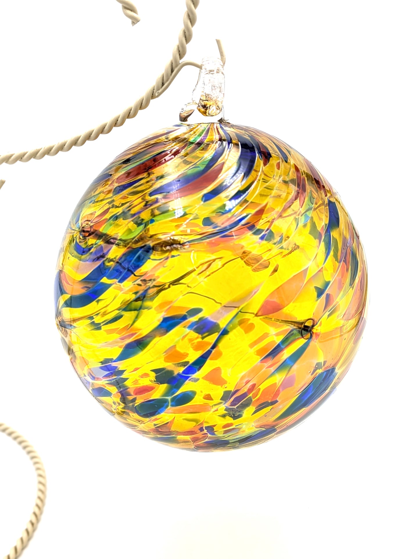 Handblown Glass Witch Ball XL by McDermott Glass Studio