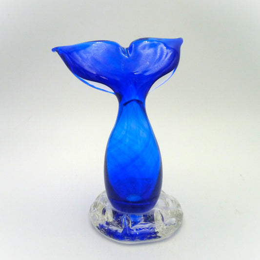 Handblown Glass Whale Tail by SGM Studio
