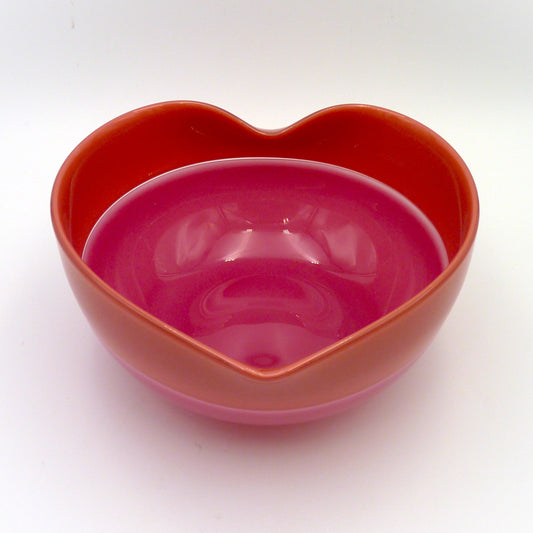 Heart Bowl Large Red/Pink