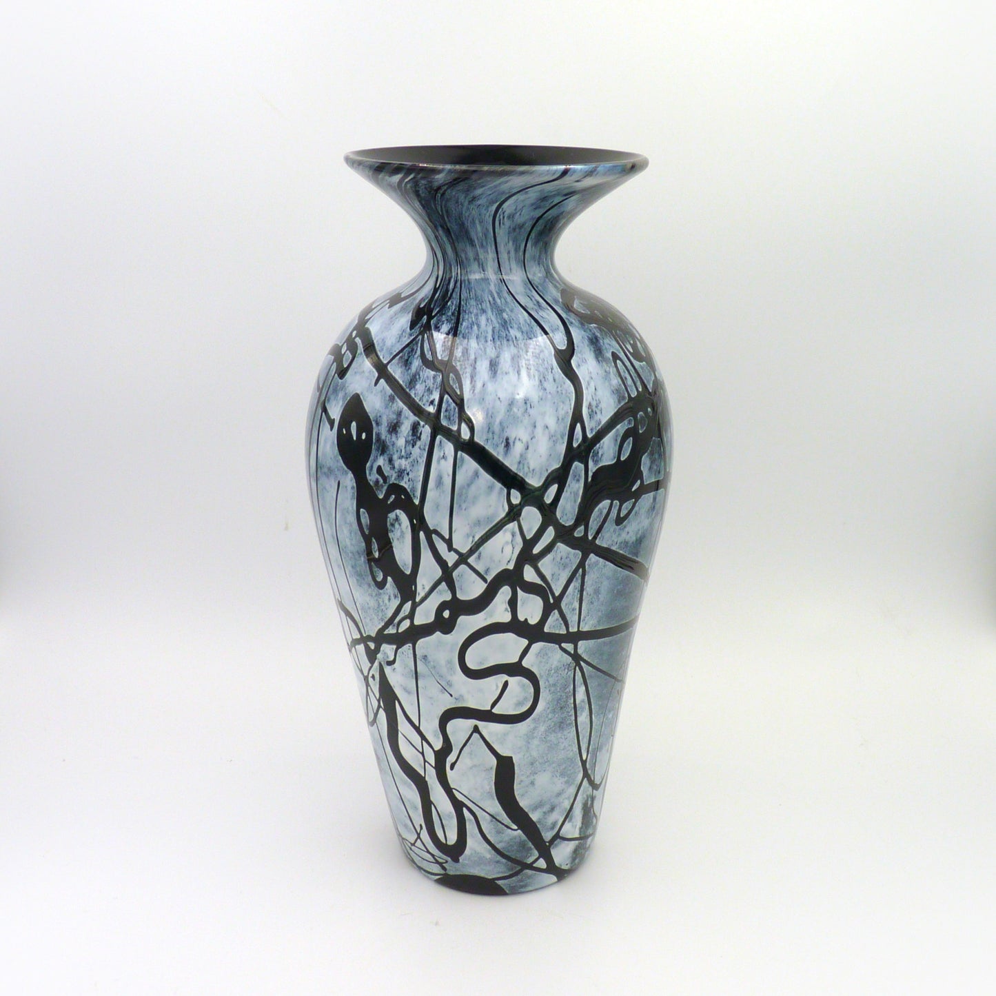 Handblown Glass Classic Jazz Vase by Grateful Gathers