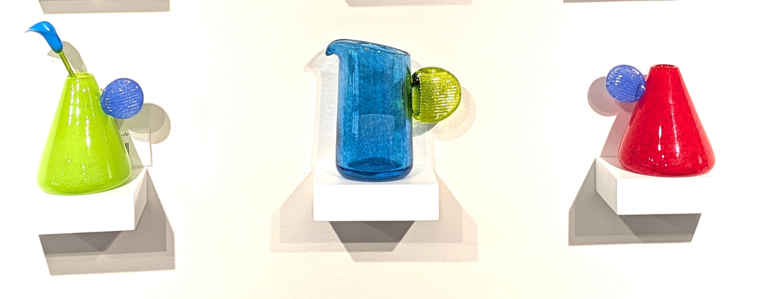 Contemporary New England Glass Exhibit Changeover