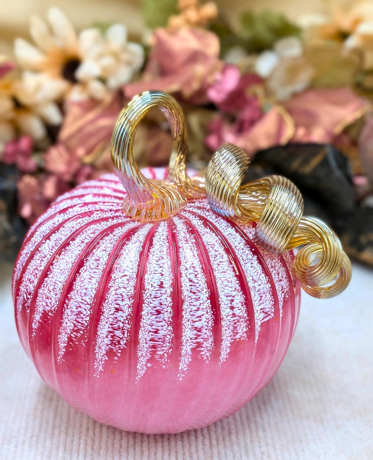 Pink Pumpkins for Breast Cancer Awareness