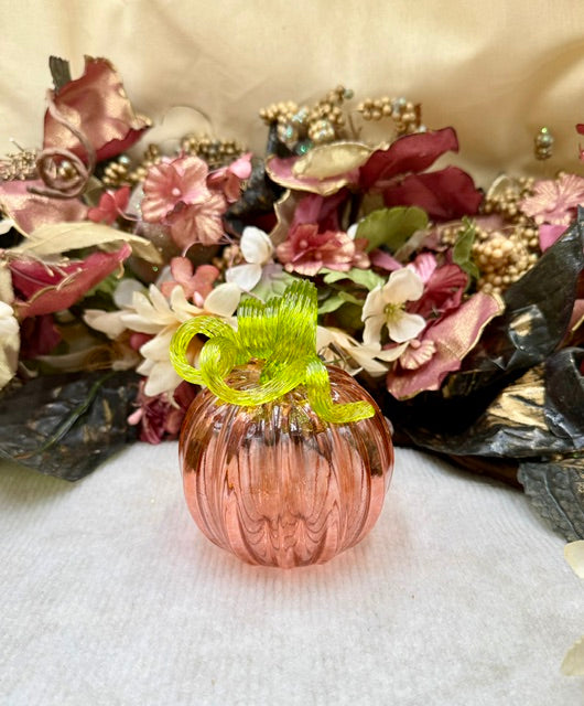 Serenade Glass Pink/Orange Pumpkin - Medium