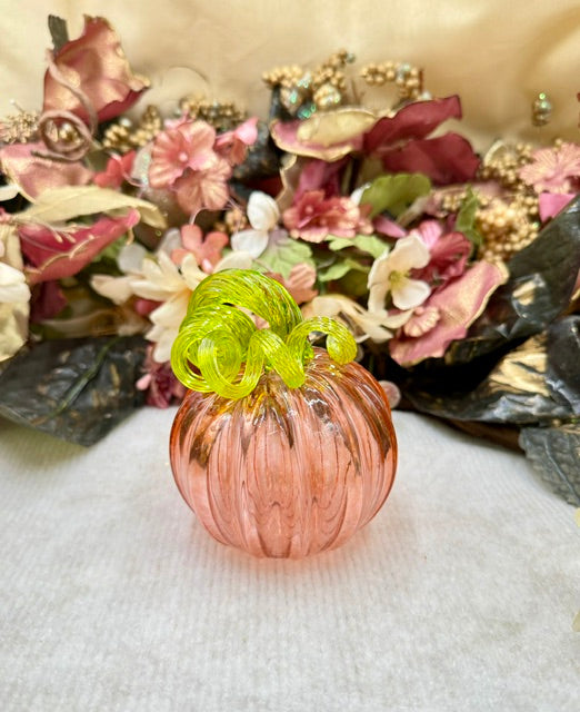 Serenade Glass Pink/Orange Pumpkin - Medium