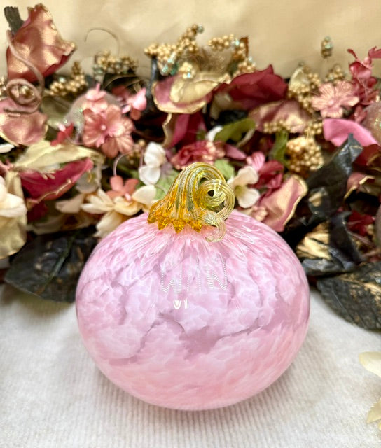 Hoogs and Crawford Opaque Pink Pumpkin - Medium