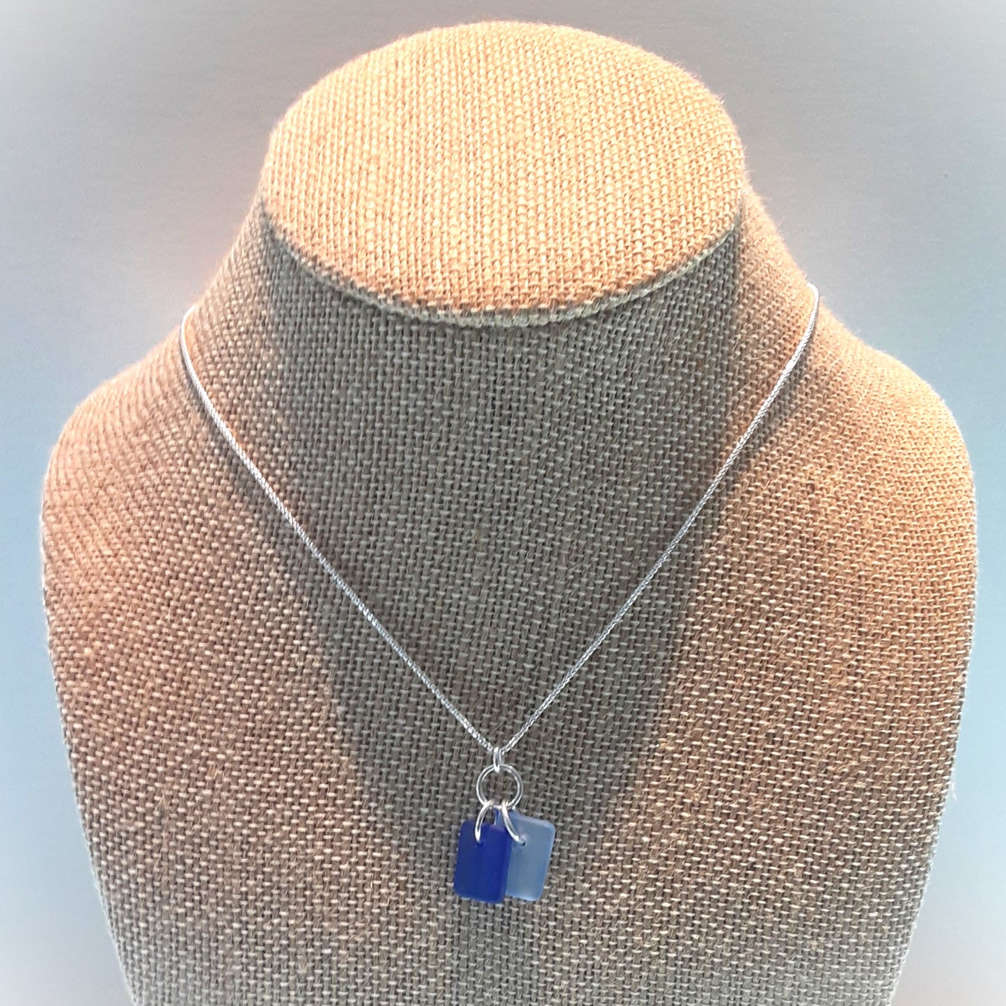 Dyad Necklace Sapphire/Blue