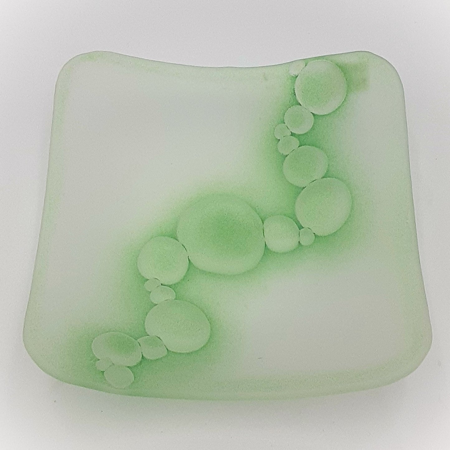 Medium Square Sea Bubble Dish Jade