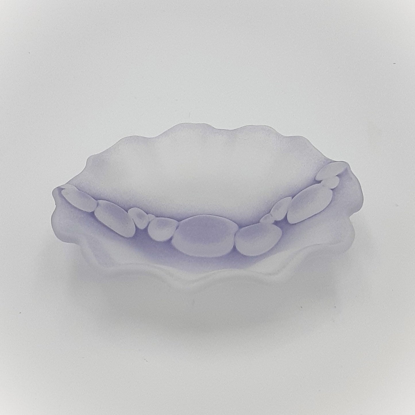 Scalloped Bowl Violet Sea Bubble