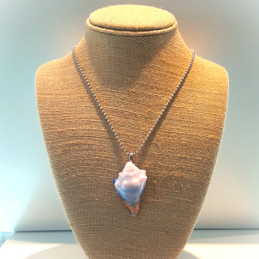 Pink/Blue/Orange Shell Necklace