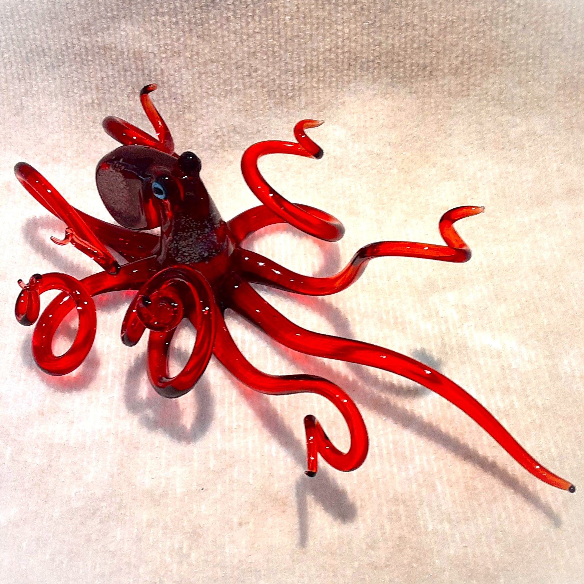 Ruby Sandwitch Curious...Ruby Octopus – Sandwich Glass Museum