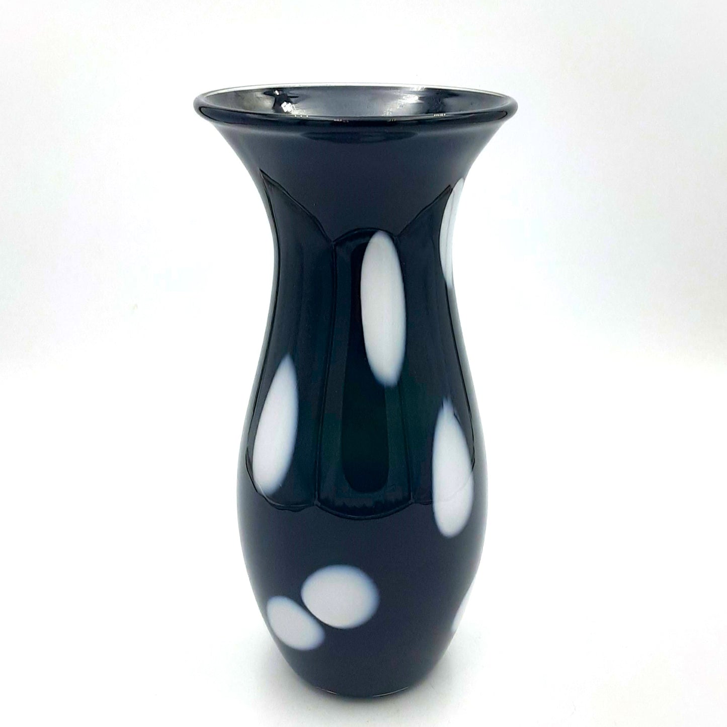 Black/White Dot Vase Large