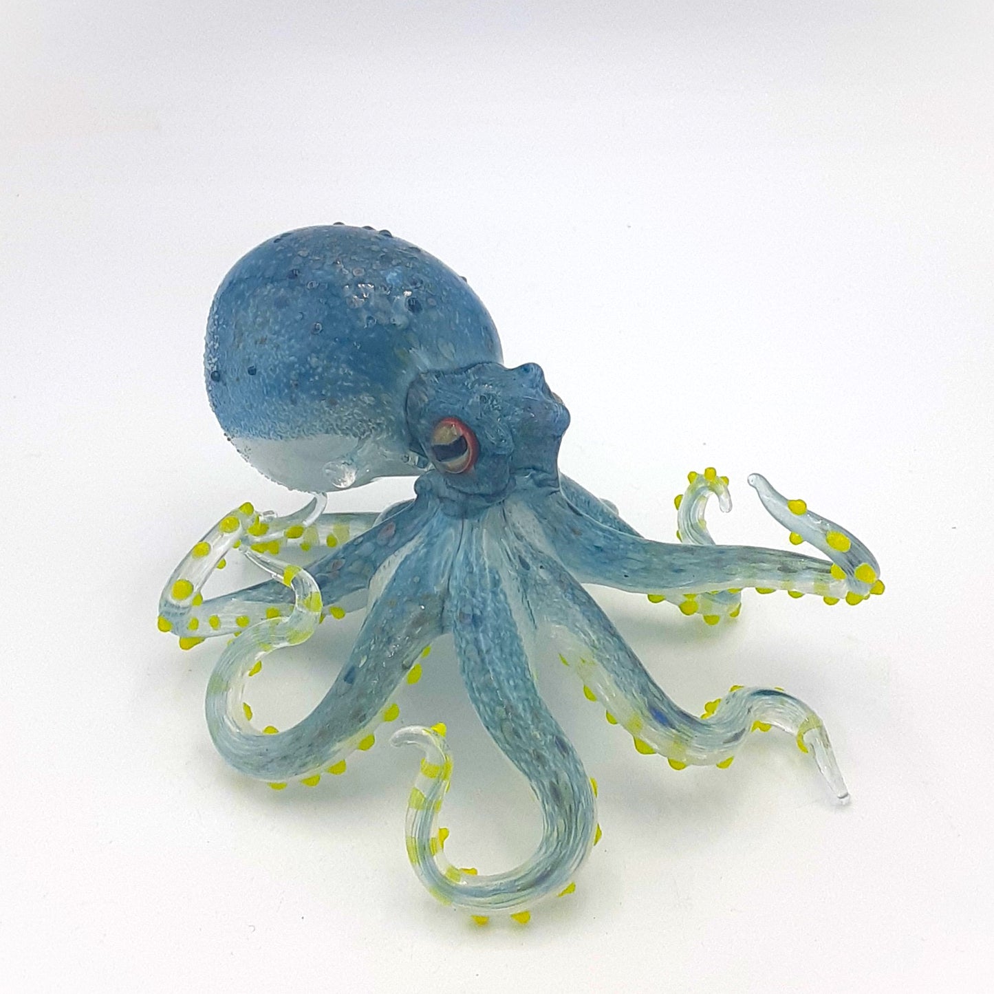 Handcrafted Blue/Yellow Octopus