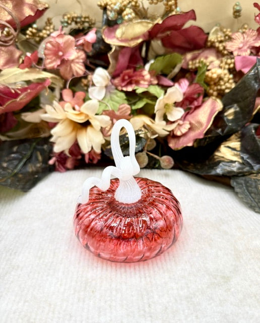 Cole Alexander Rouge Pink Spotted Pumpkin - Mini