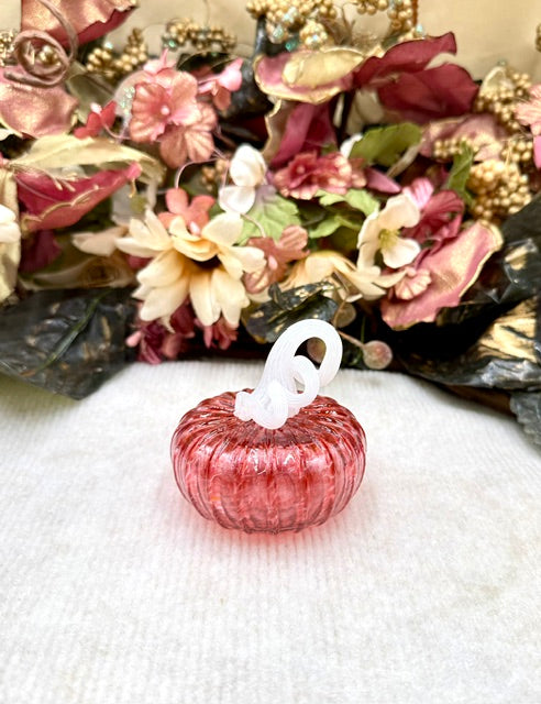 Cole Alexander Rouge Pink Spotted Pumpkin - Mini
