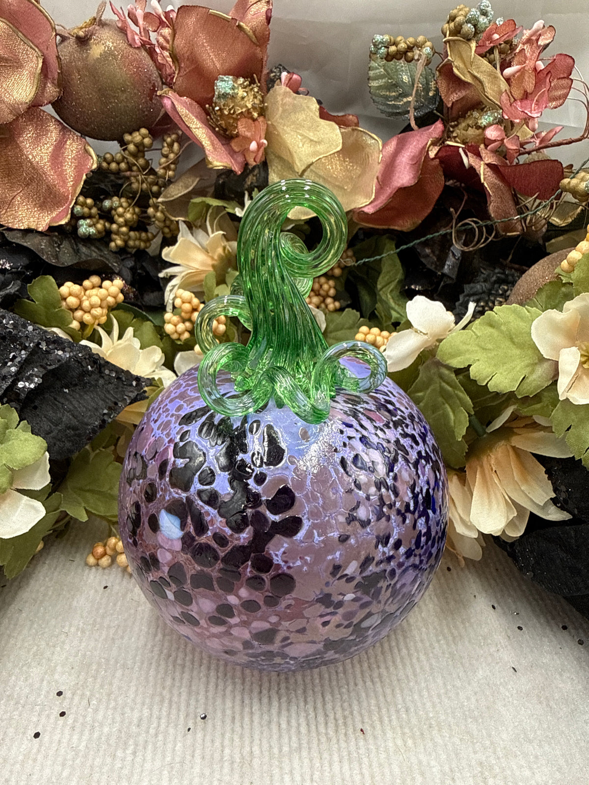 Belleau Lavender Speckled Pumpkin - Large